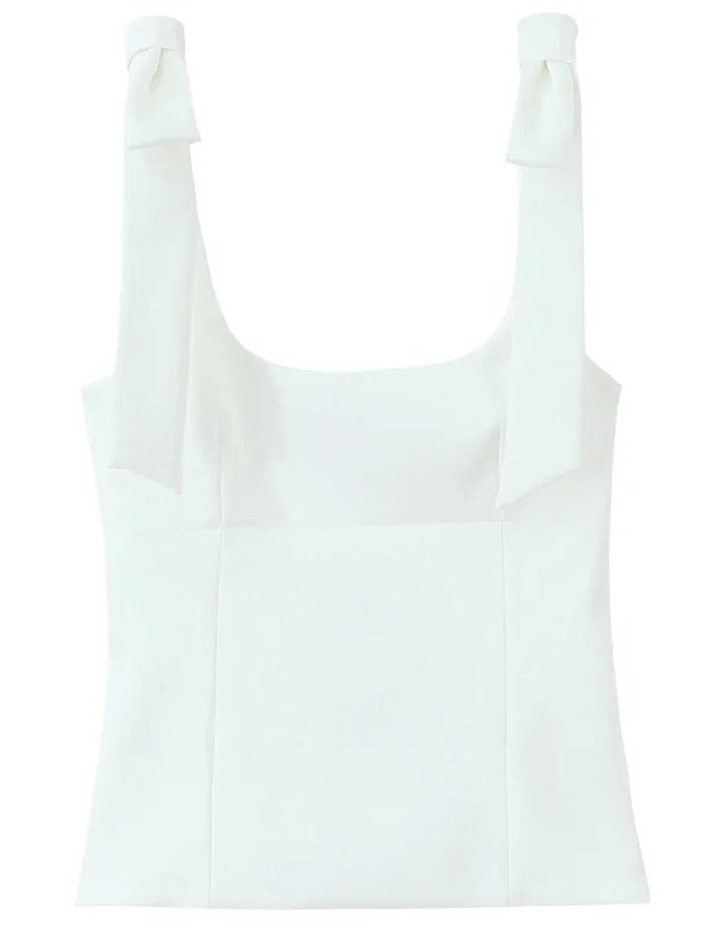 Elise Bow Strap Crop Top