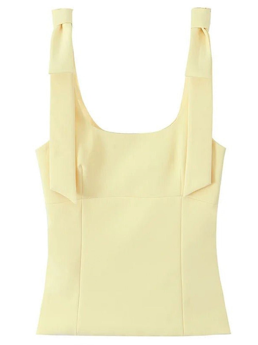 Elise Bow Strap Crop Top