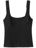 Elise Bow Strap Crop Top