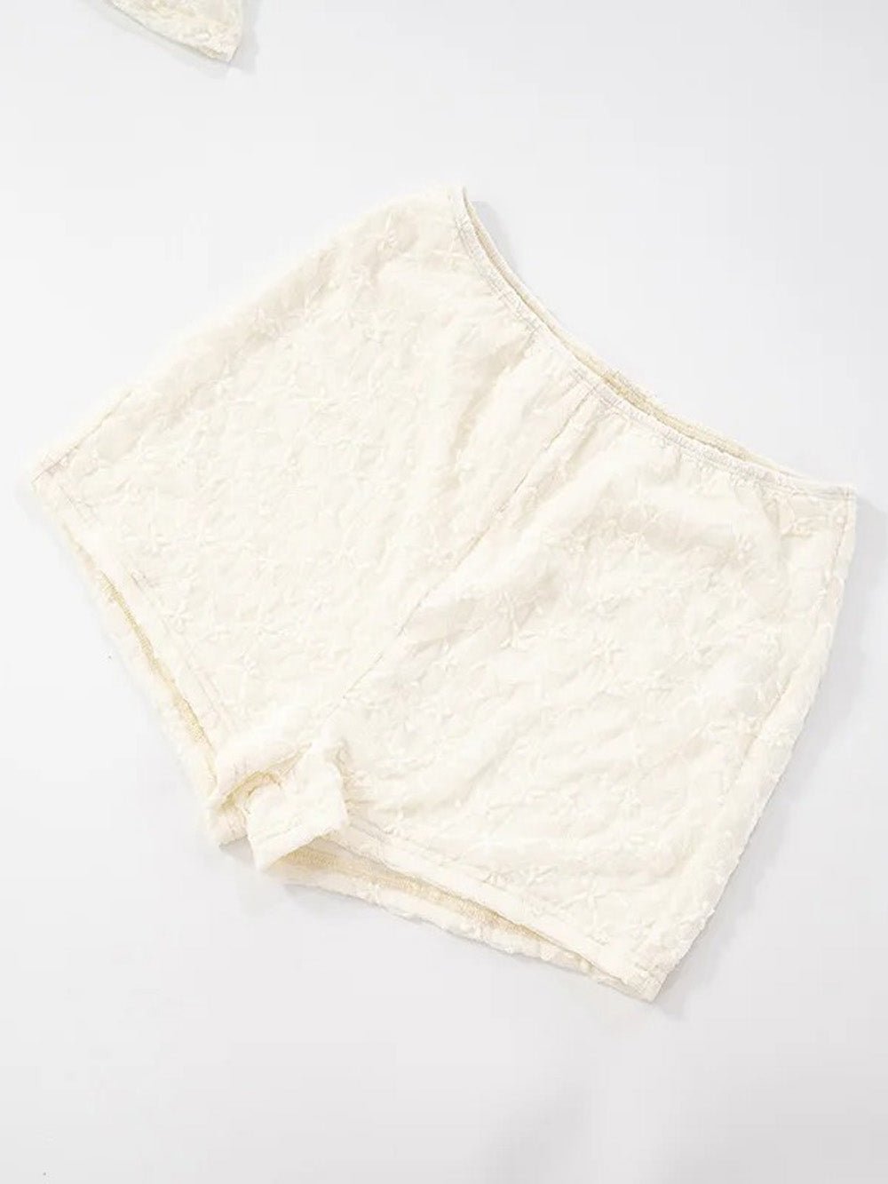 Elise Lace Drape Three Piece