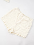 Elise Lace Drape Three Piece