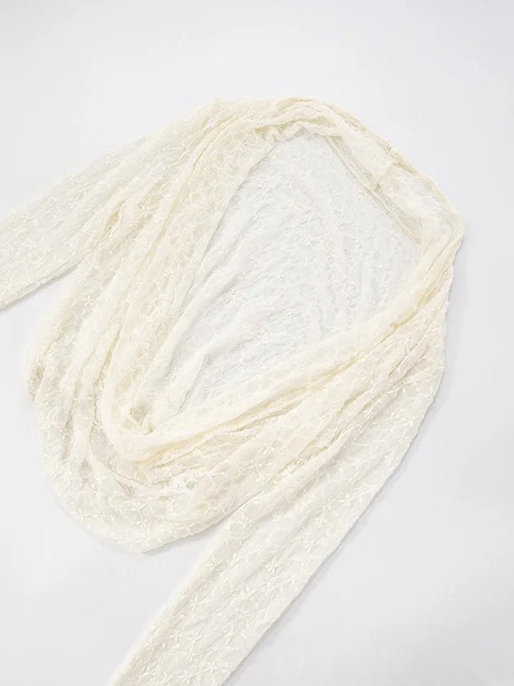 Elise Lace Drape Three Piece