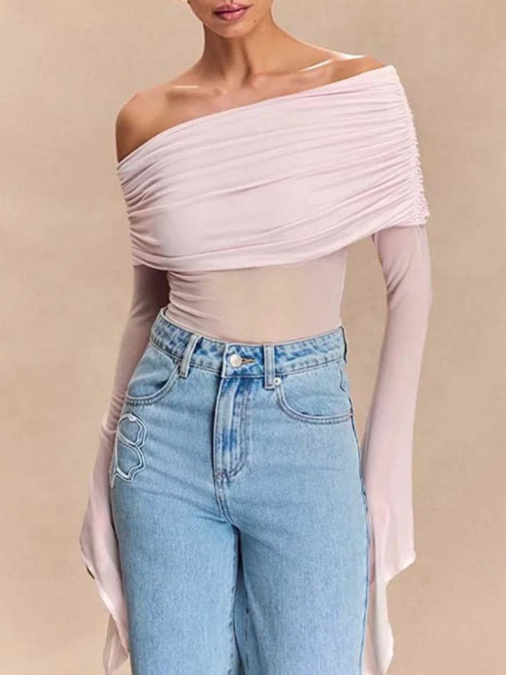 Elise Off Shoulder Backless Top