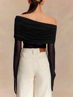 Elise Off Shoulder Backless Top