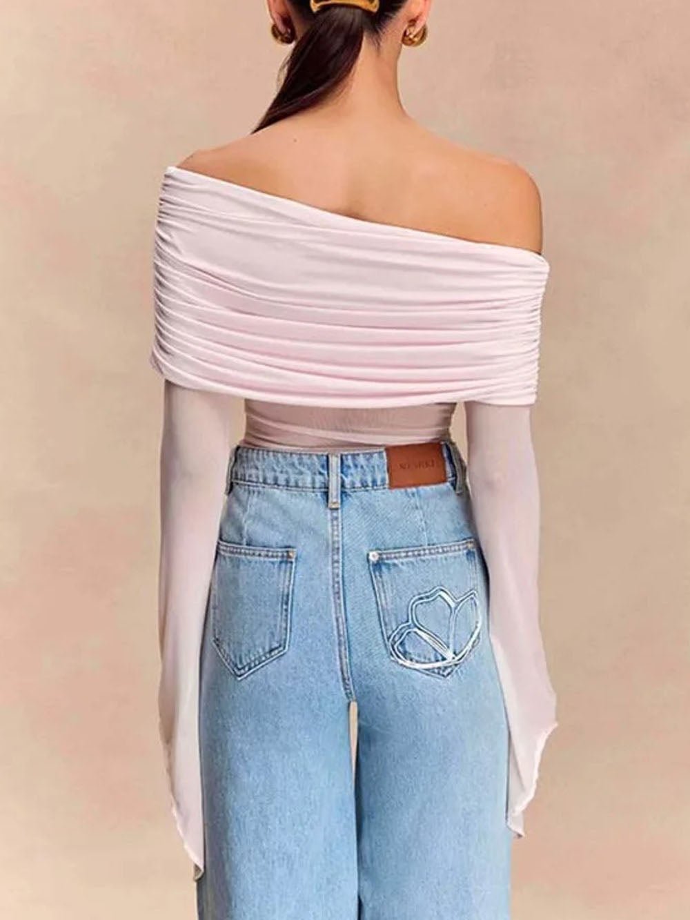 Elise Off Shoulder Backless Top