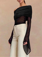 Elise Off Shoulder Backless Top