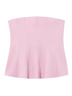 Elise Ruffled Corset Tube Top