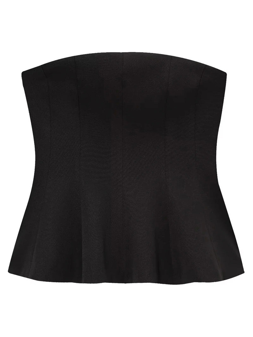 Elise Ruffled Corset Tube Top