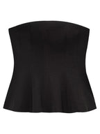 Elise Ruffled Corset Tube Top