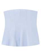 Elise Ruffled Corset Tube Top