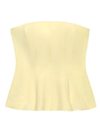 Elise Ruffled Corset Tube Top