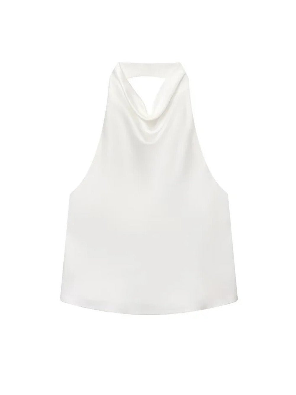 Elise Satin Halter Camisole