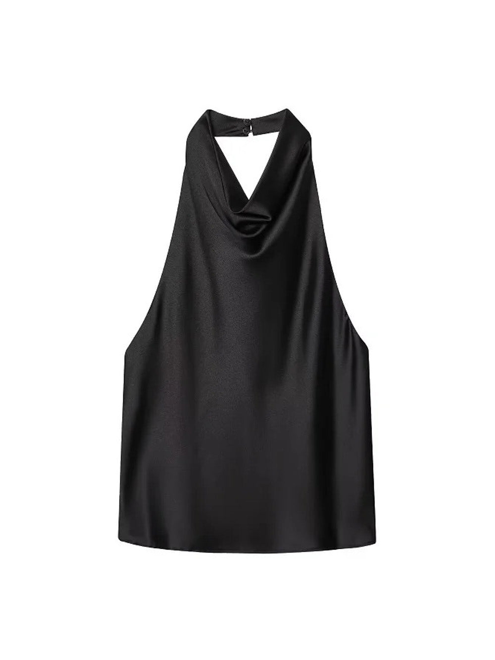 Elise Satin Halter Camisole