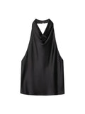 Elise Satin Halter Camisole
