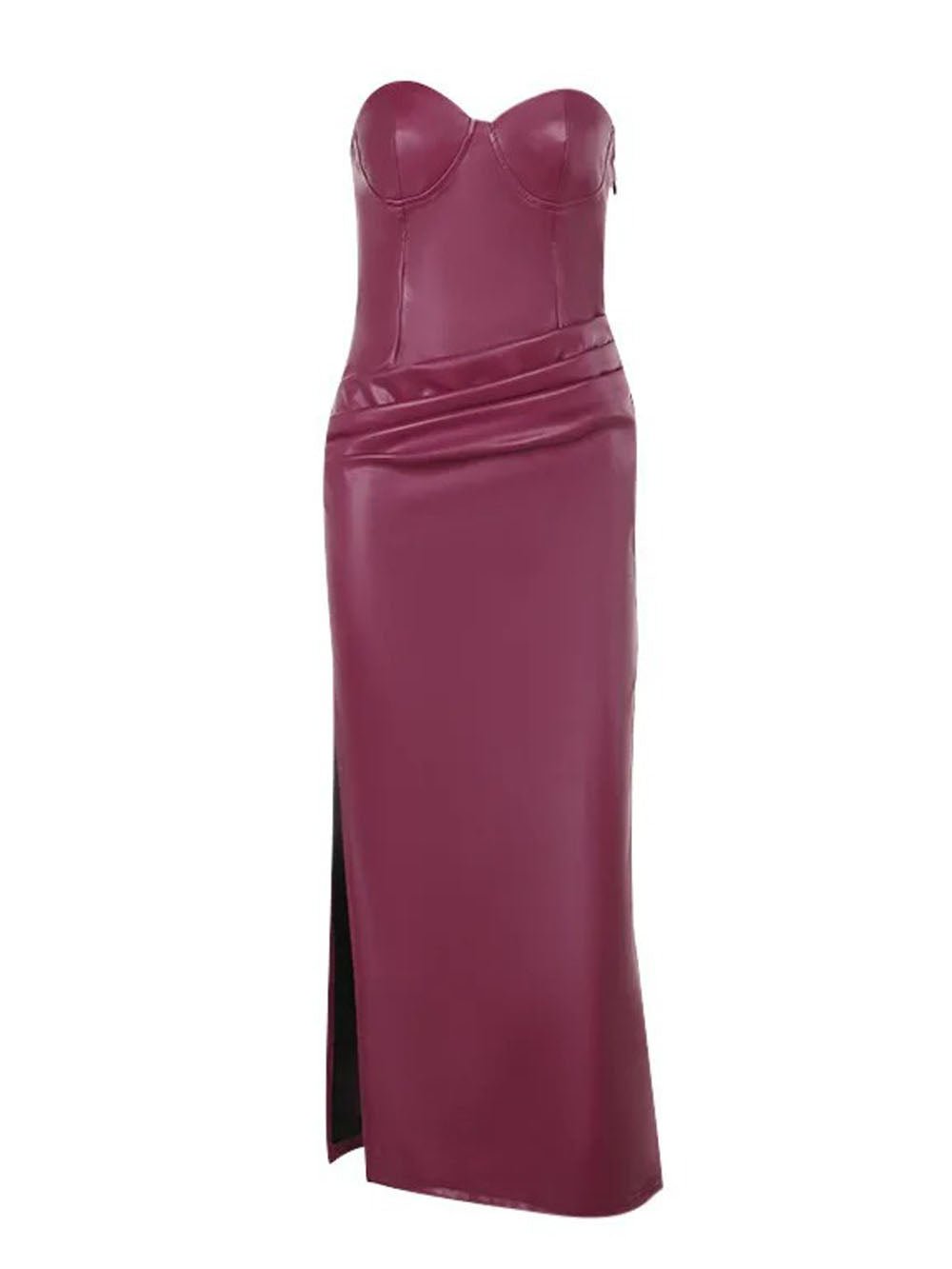 Eliza Strapless Backless Midi Dress