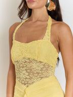 Elizabeth Backless Bodycon Maxi Dress