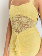 Elizabeth Backless Bodycon Maxi Dress