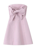 Elizabeth Off Shoulder Backless Mini Dress