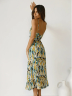 Samantha Exclusive Colorful Midi Dress Boutique Collection