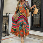 Edith Effortless Bohemian Dress Chic Silhouette Collection