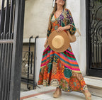 Edith Effortless Bohemian Dress Chic Silhouette Collection