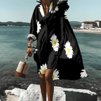 Juana Statement Loose Summer Shirt Dress Boutique Collection