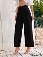 High Waist Wide Leg Trousers