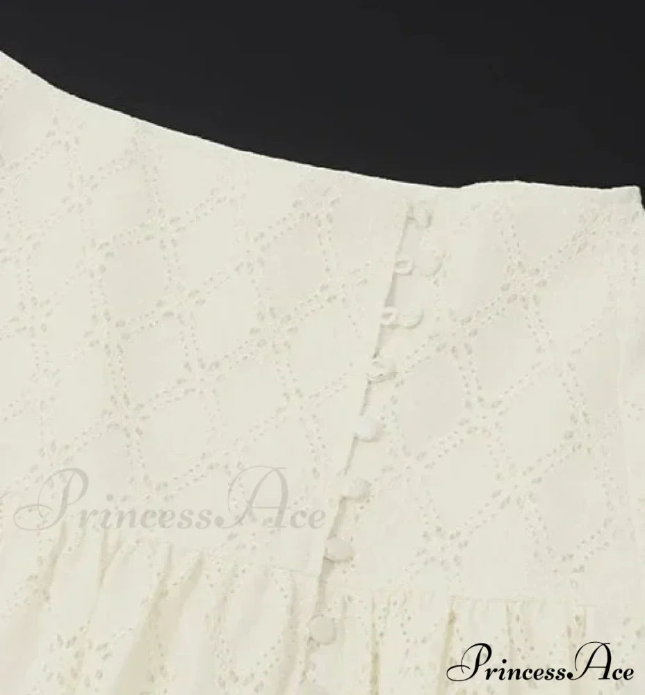 Embroidered Print Bralette Charming And Maxi Skirt Set