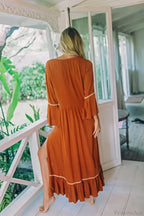 Embroidery Hollow Out Lace Retro White Boho Dress