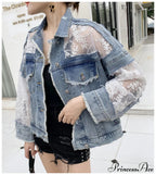 Embroidery Patchwork Stylish Denim Jacket