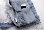 Embroidery Patchwork Stylish Denim Jacket