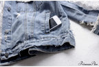 Embroidery Patchwork Stylish Denim Jacket