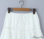 Embroidery White Crop Top Graceful And Midi Skirt Set