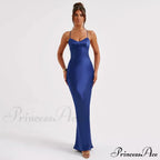 Emilia Satin Draped Gown