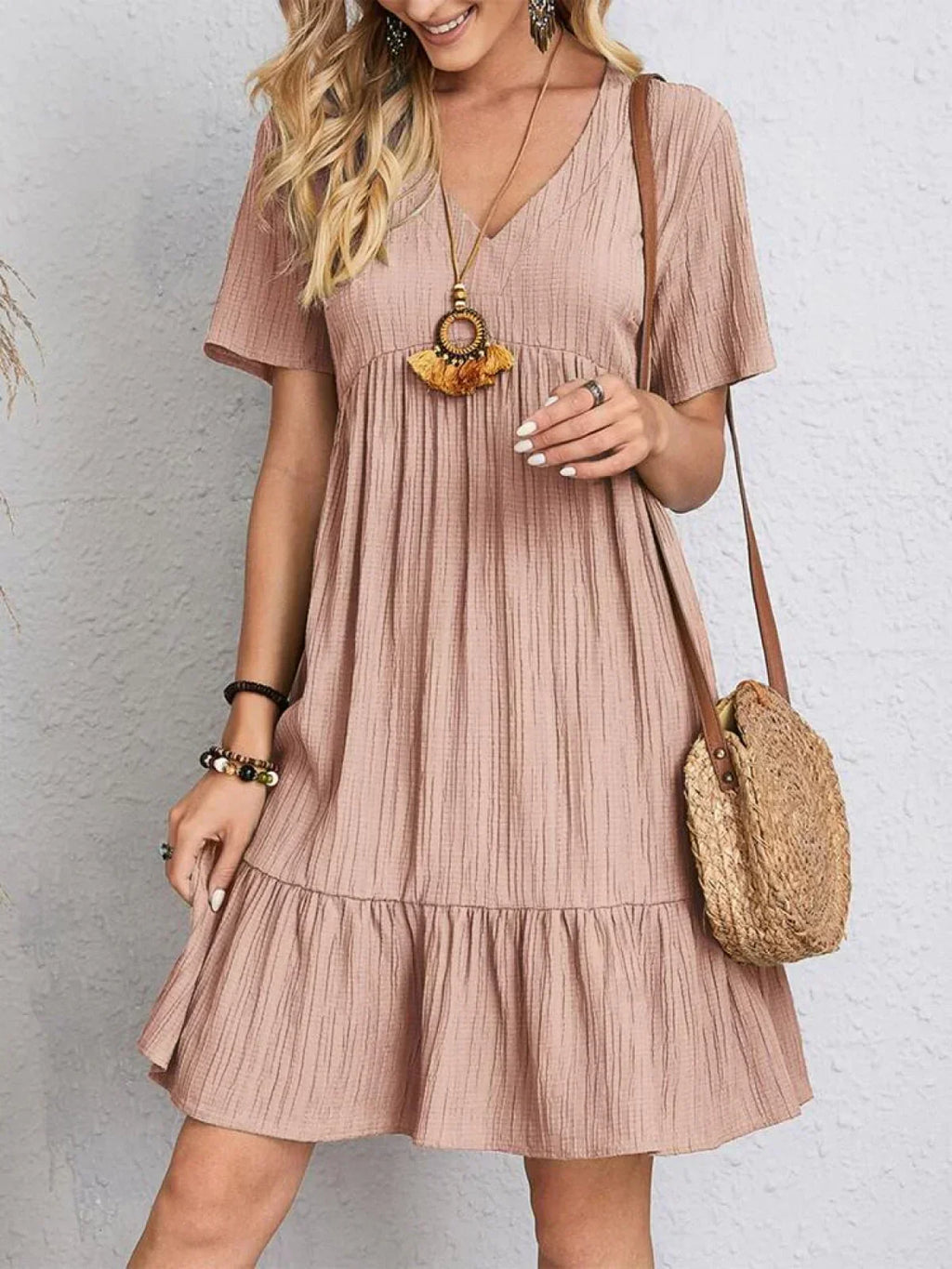 Alberta Timeless Dress with Belly Coverage Evening Wear Edit