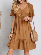 Alberta Timeless Dress with Belly Coverage Evening Wear Edit