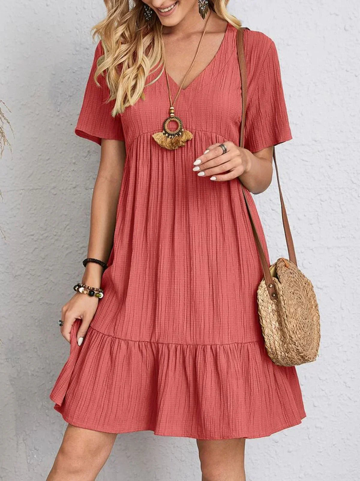 Jacinta Boutique Dress with Belly Cover Chic Silhouette Collection