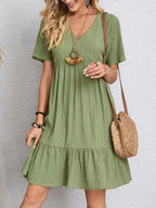 Alberta Timeless Dress with Belly Coverage Evening Wear Edit