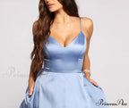 Emme Satin Stylish Party Dress