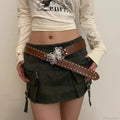 Empty Arch Gothic Punk Style Strap