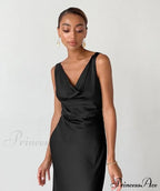 ENELA SATIN Stylish MAXI DRESS