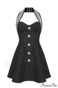 Enya Knit Stylish Backless Mini Dress