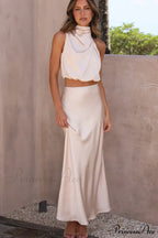Esther Top + Charming Maxi Skirt Set