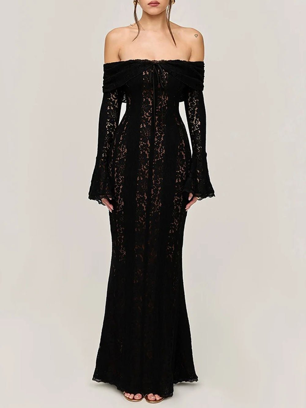 Eva Off Shoulder Maxi Dress