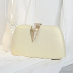 Evening Clutch Pearl Chain Handbag Wedding Cocktail Party Purse
