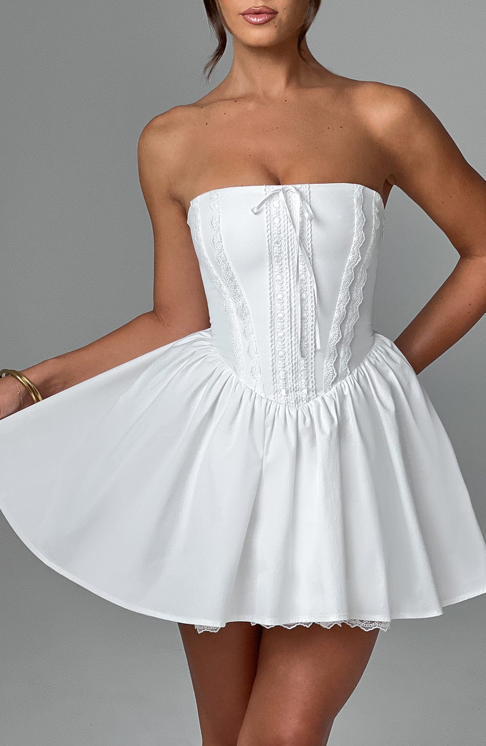 Giuliana Timeless Strapless Mini Dress Boutique Collection