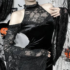 Extended Sleeve Sorceress Lace Celebration Maxi Garment