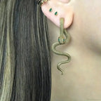 Extravagant Gothic Serpent Removable Stud Earring