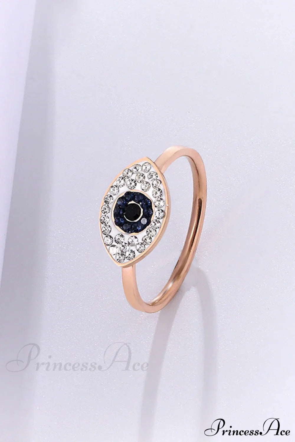 Eye of God Rose Gold 14k Titanium Steel Rings