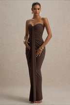 Elegant Ruched Party Dress